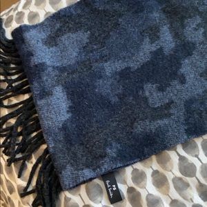 Paul Smith blue camo scarf
